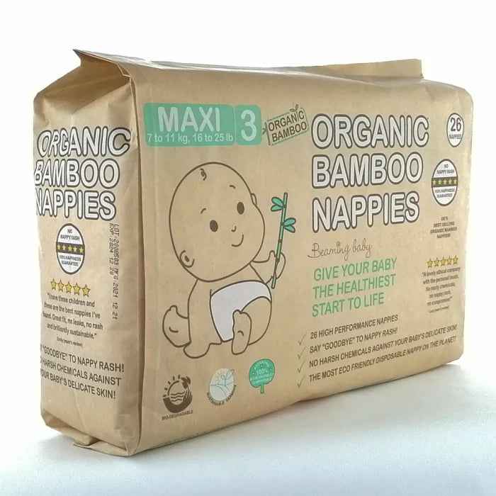 Beaming Baby organic bamboo nappies