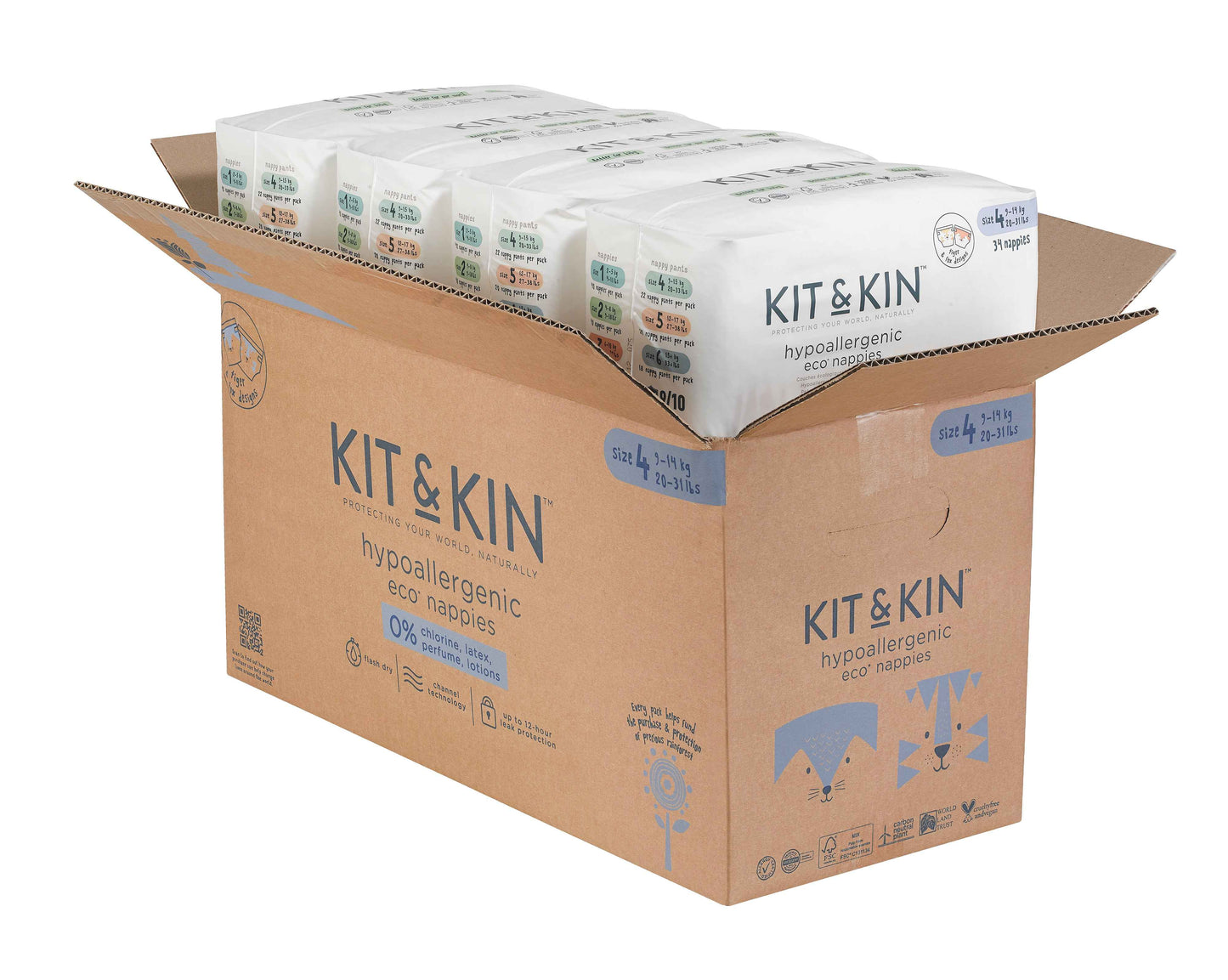 Kit and Kin eco nappies