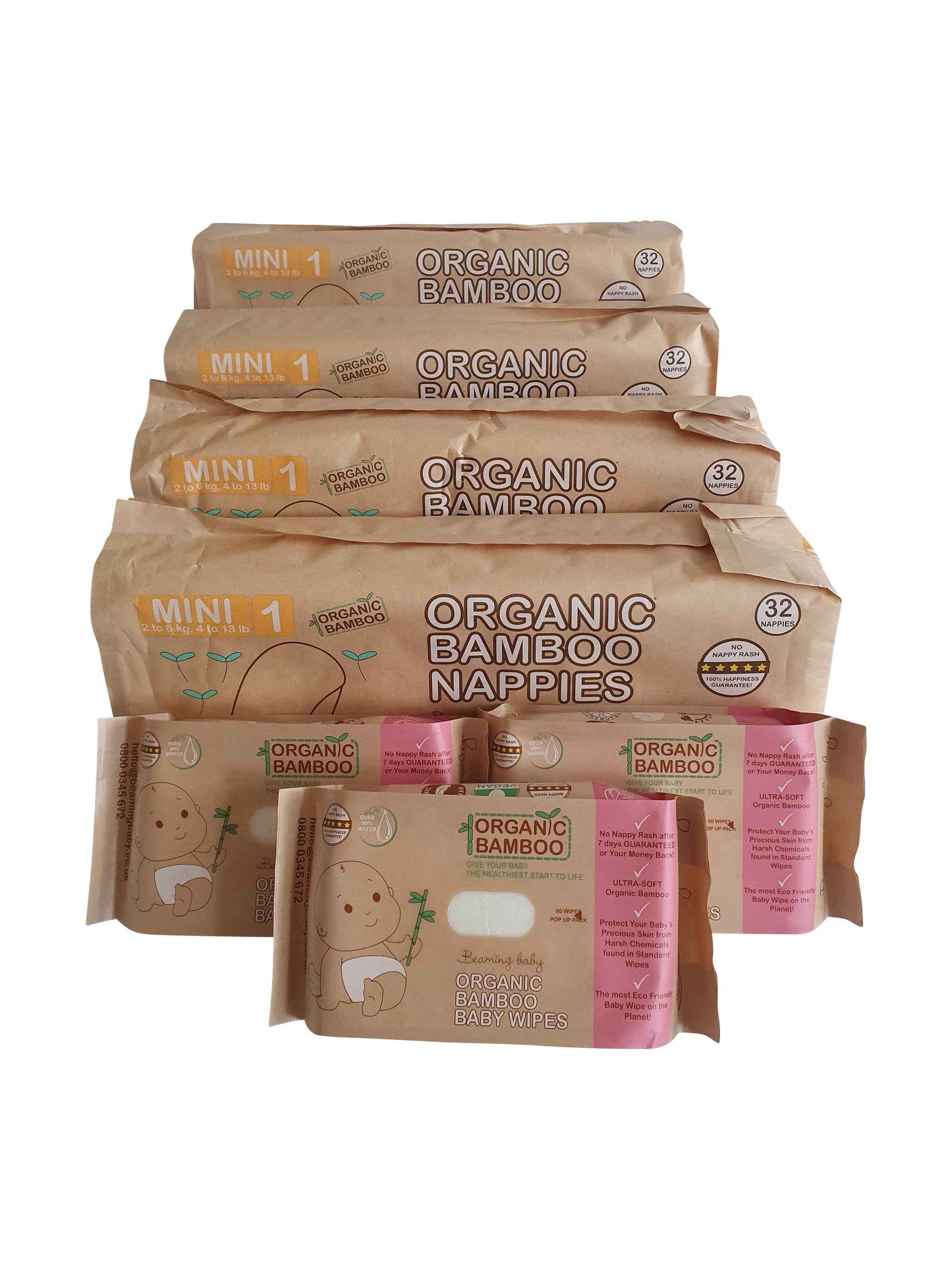 Beaming Baby organic bamboo nappies