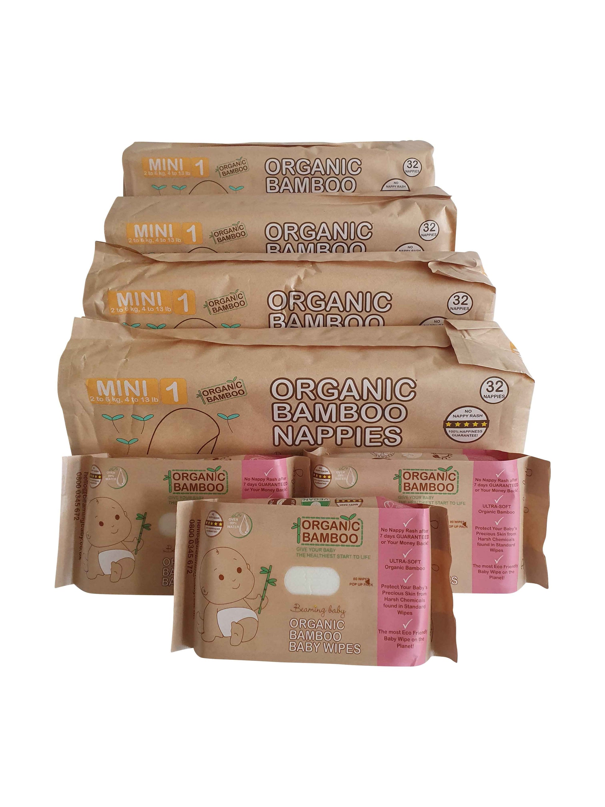 Beaming Baby organic bamboo nappies